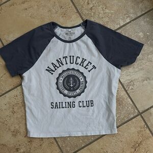Hollister Nantucket Sailing Club Baby Tee